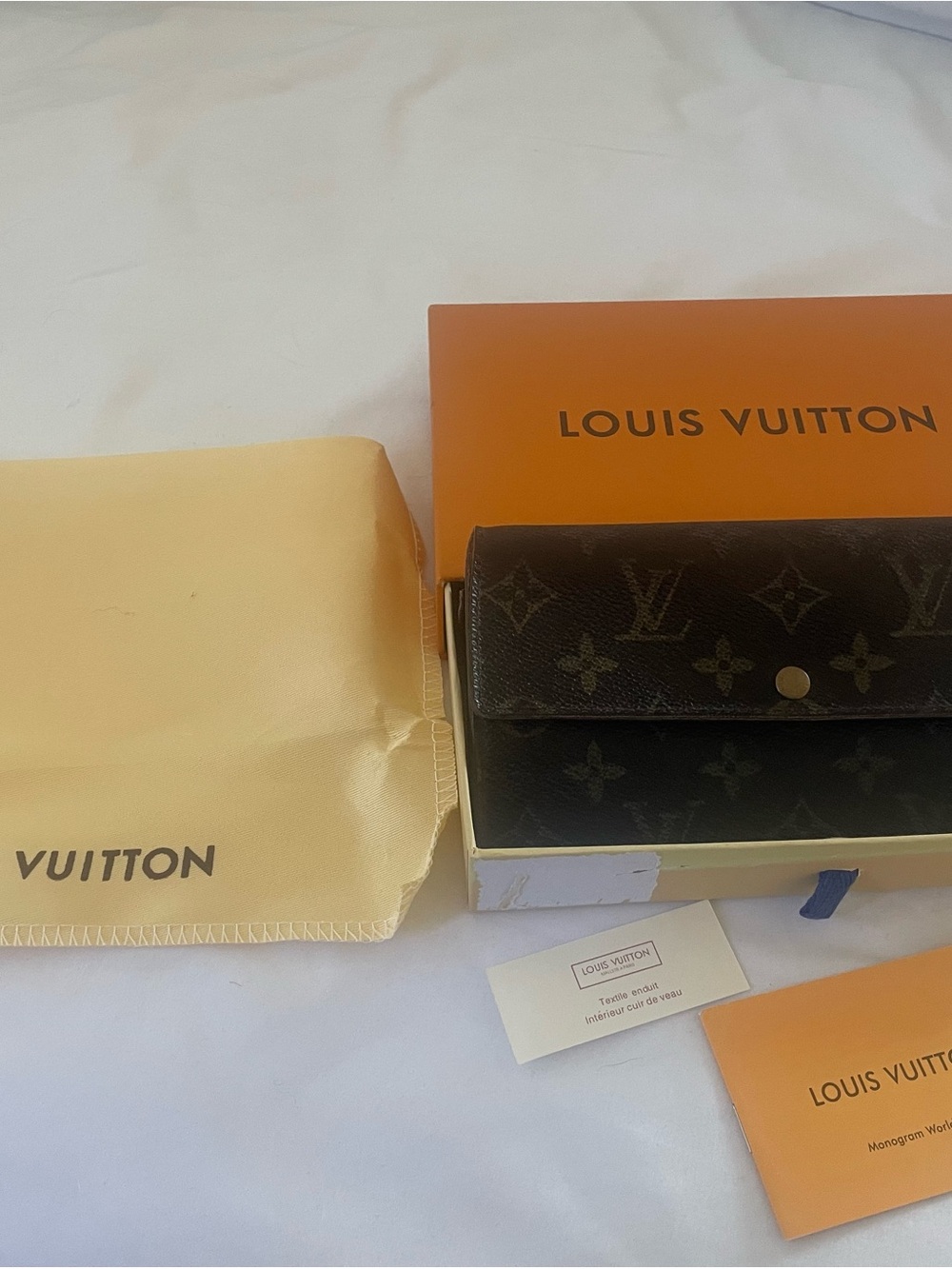 Louis Vuitton Brown Monogram Canvas Continental Wallet